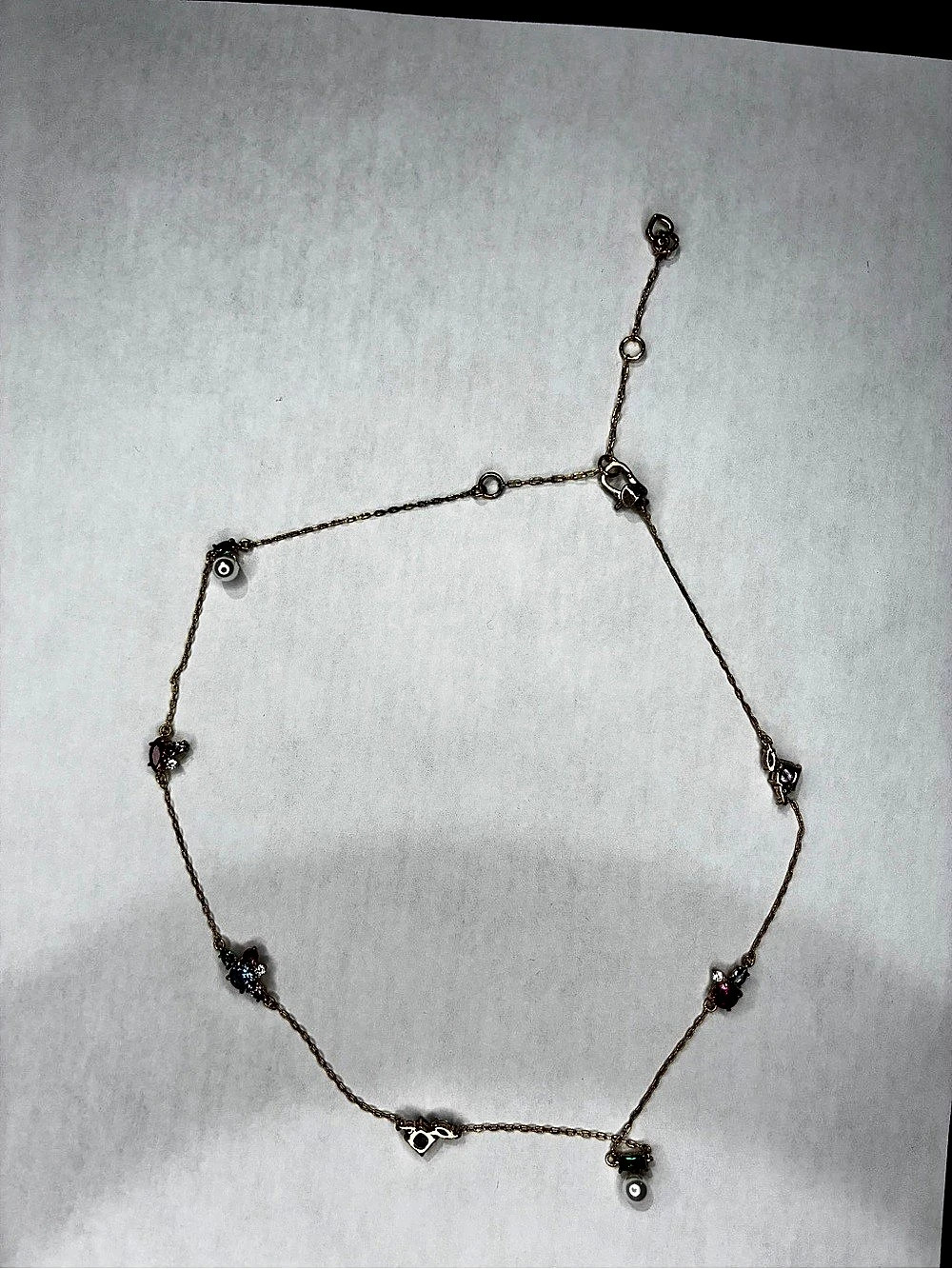 Multicolor Pendant Necklace